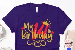 My 14th birthday - Birthday SVG EPS DXF PNG Cutting File Product Image 3