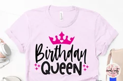 Birthday queen - Happy Birthday SVG EPS DXF Product Image 3
