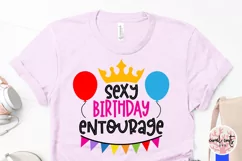 Sexy birthday entourage - Birthday SVG EPS DXF Product Image 3