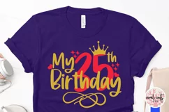 My 35th birthday - Birthday SVG EPS DXF PNG Cutting File Product Image 3