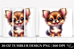 Cute Baby Chihuahua, 20 Oz Tumbler Product Image 1