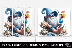 Gnome Beach Wear Cocktail | 20 Oz Tumbler Product Image 1