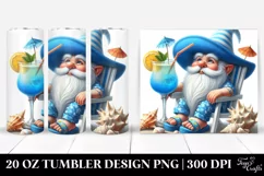 Gnome Beach Wear Cocktail | 20 Oz Tumbler Product Image 1