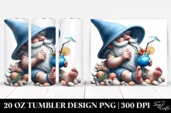 Gnome Beach Wear Cocktail | 20 Oz Tumbler Product Image 1