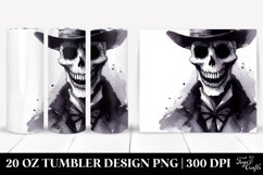 Simple Halloween Ghoulish Grin Tumbler 20 oz Product Image 1