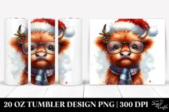 Cute Watercolor Baby Cow Clipart Product Image 1