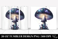 Detailed Shiny Mushroom Celestial | 20 oz Tumbler Product Image 1