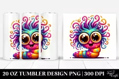 Crazy Baby Worm | 20 Oz Tumbler Product Image 1
