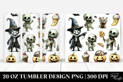 Funny Halloween Zombie Tumbler Design Product Image 1