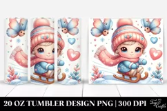 Cute Heart Butterfly, Sublimation Clipart Product Image 1