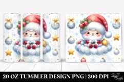 Whimsical Santa with Ornaments 20 Oz Tumbler Product Image 1