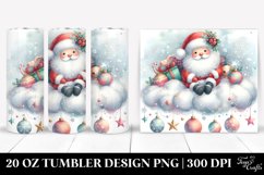 Whimsical Santa with Ornaments 20 Oz Tumbler Product Image 1
