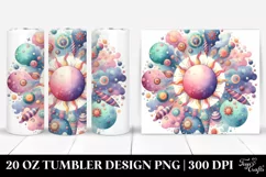 Colorful Pastel Sun | 20 Oz Tumbler Product Image 1