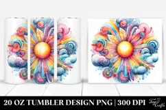 Colorful Pastel Sun | 20 Oz Tumbler Product Image 1