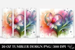 Abstract Vibrant Pastel Daffodil | 20 oz Tumbler Product Image 1