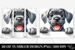 Funny Baby Great Dane White Paper | 20 Oz Tumbler Product Image 1