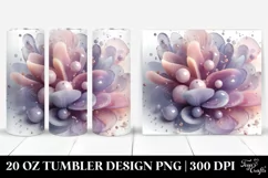 Lilac Watercolor Decor | 20 oz Tumbler Product Image 1