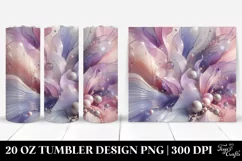 Lilac Watercolor Decor | 20 oz Tumbler Product Image 1