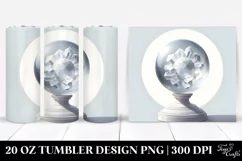 Simple Digital Painting with Crystal Ball | 20 oz Tumbler Product Image 1