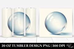 Simple Digital Painting with Crystal Ball | 20 oz Tumbler Product Image 1
