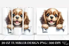 Funny Baby Cocker Spaniel Smiling | 20 Oz Tumbler Product Image 1