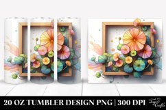 Stained Nasturtium Decor | 20 oz Tumbler Product Image 1