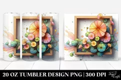 Stained Nasturtium Decor | 20 oz Tumbler Product Image 1