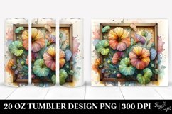Stained Nasturtium Decor | 20 oz Tumbler Product Image 1