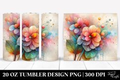 Stained Begonia 20 Oz Tumbler Product Image 1