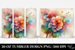 Stained Begonia 20 Oz Tumbler Product Image 1