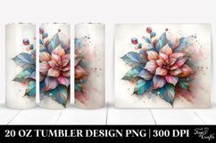 Pastel Small Begonia Clipart 20 Oz Tumbler Product Image 1