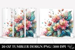 Pastel Small Begonia Clipart 20 Oz Tumbler Product Image 1