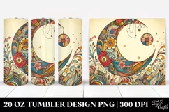 Colorful Whimsical Half Moon | 20 oz Tumbler Product Image 1