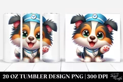 Funny Collie Sealing | 20 Oz Tumbler Product Image 1