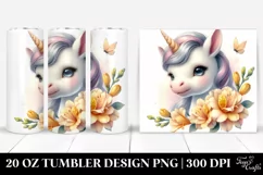 Pastel Unicorn Freesia | 20 Oz Tumbler Product Image 1