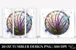 Heather Watercolor Splash | 20 Oz Tumbler Product Image 1