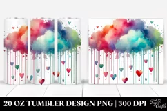 Valentines 20 Oz Tumbler Png Product Image 1