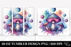 Magical Celestial Mushroom Clipart 20 Oz Tumbler Product Image 1