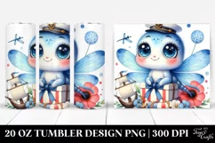 Colorful Baby Dragonfly Smiling | 20 Oz Tumbler Product Image 1