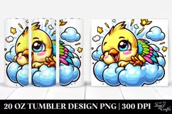 Colorful Baby Goldfinch Tumbler Product Image 1