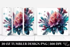 Abstract Rhododendron Clipart 20 Oz Tumbler Product Image 1
