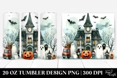 Funny Halloween Haunted House | 20 oz Tumbler Product Image 1