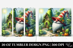 Fairy Tale Gnome Red Hat | 20 Oz Tumbler Product Image 1