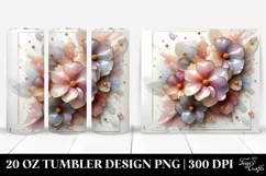 Impatiens in Material | 20 oz Tumbler Product Image 1