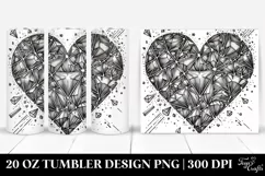 Valentines 20 Oz Tumbler Png Product Image 1
