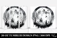 Vintage Halloween with Moon | 20 oz Tumbler Product Image 1