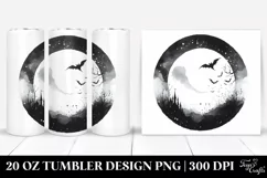 Vintage Halloween with Moon | 20 oz Tumbler Product Image 1