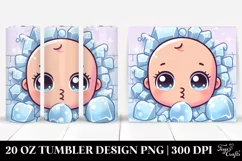 Cute Baby from Icy Wall 20 Oz Tumbler Product Image 1