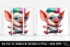 Excited Baby Pig | 20 oz Tumbler Product Image 1