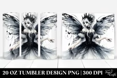 Washed Gothic Fairy | 20 oz Tumbler Product Image 1